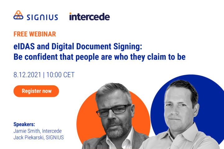 SIGNIUS and Intercede webinar